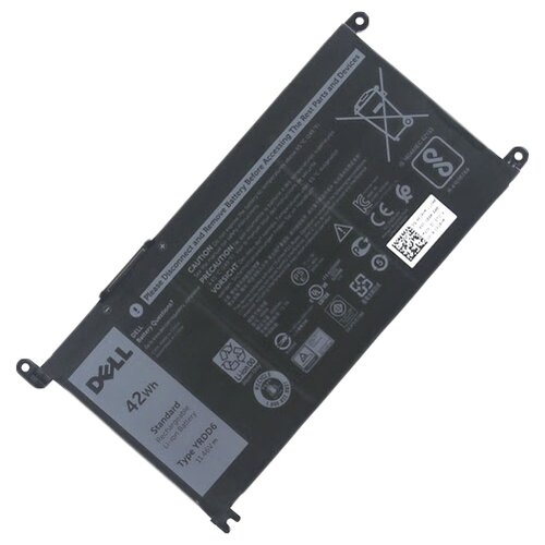 Аккумулятор YRDD6 для Dell Inspiron 15-3501, 15-5585, 15-5000, Vostro 15-5590, 15-5490 11.4V 42Wh (3500mAh) черный