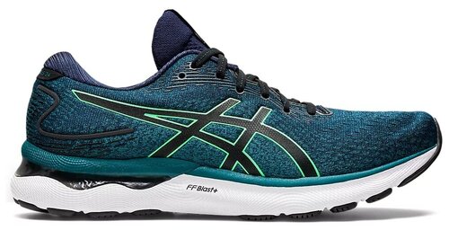 Кроссовки ASICS GEL-NIMBUS 24, размер 9.5 US/ 43,5 EUR/ 42.5 RU, бирюзовый, зеленый