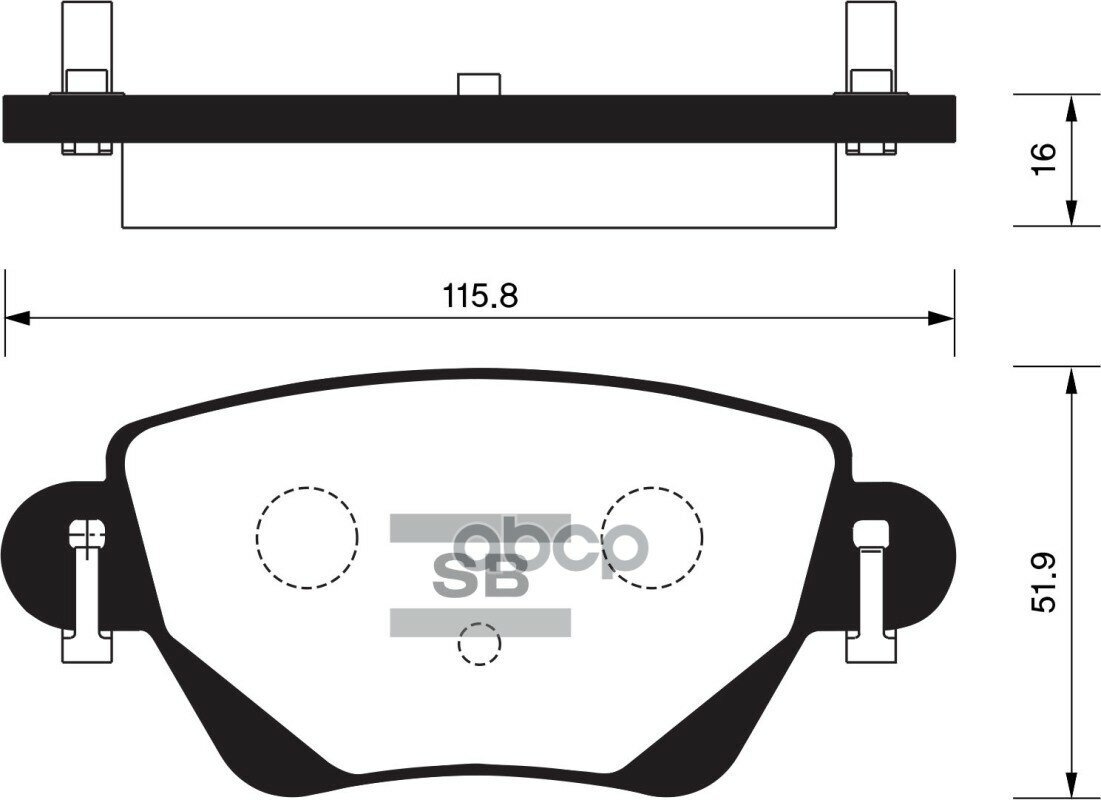 Тормозные Колодки Дисковые Sp2031 Sangsin brake арт. SP2031