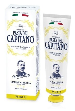 Зубная паста Pasta del Capitano 1905 Сицилийский лимон, 75 мл