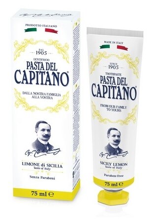 Зубная паста Pasta del Capitano 1905 Сицилийский лимон