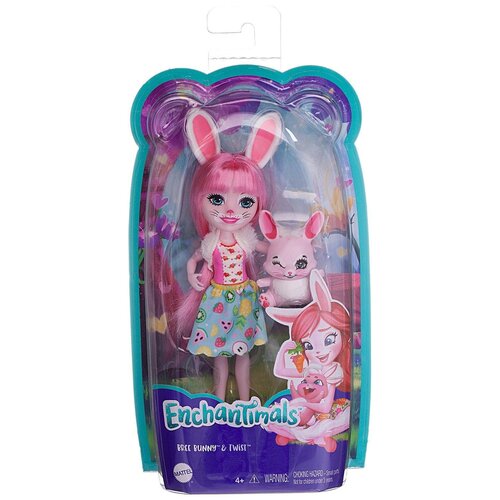 Кукла Mattel Enchantimals Бри Кроля с питомцем Твист