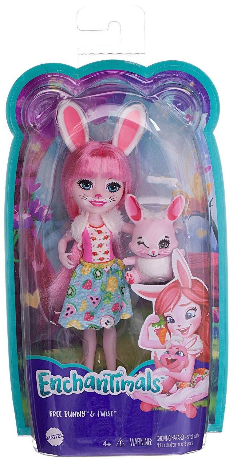 Кукла Mattel Enchantimals Бри Кроля с питомцем Твист