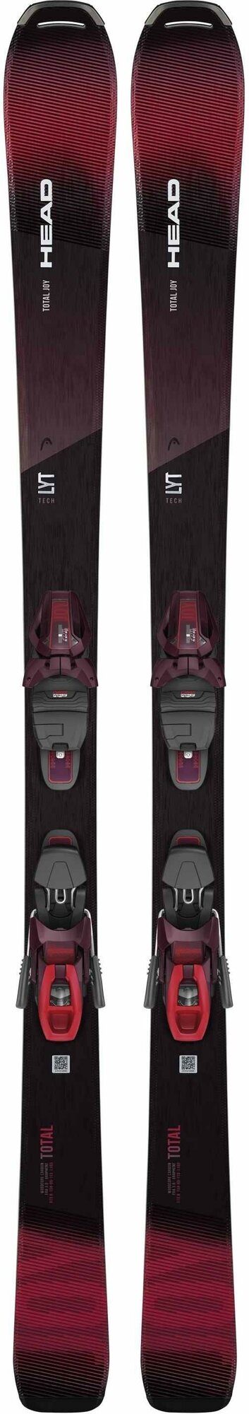 Горные лыжи с креплениями HEAD 2022-23 Total Joy SLR Joy Pro+JOY 11 GW SLR BR 90 black-red (см:163)
