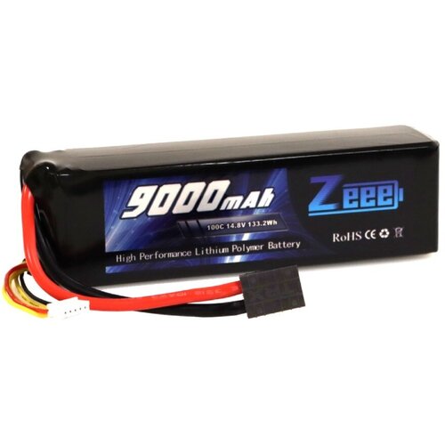 Аккумулятор для радиоуправляемых моделей Li-Po 14.8V 9000mAh 100C TRX аккумулятор lipo 4s 100c 9000mah for x maxx zeee 9000 4s 100c