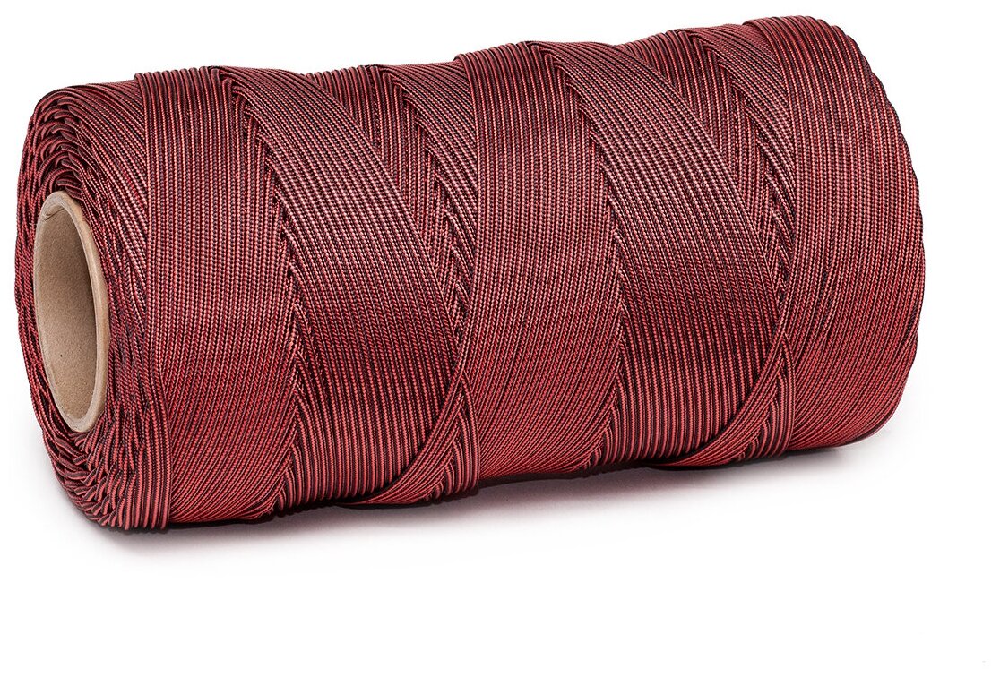 Шнур плетеный Sport Cord 3.0 мм, черно-красный, 220 кг, 500 м