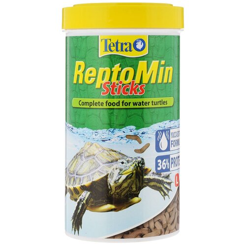 Сухой корм для рыб, рептилий, ракообразных Tetra ReptoMin Sticks, 500 мл, 130 г