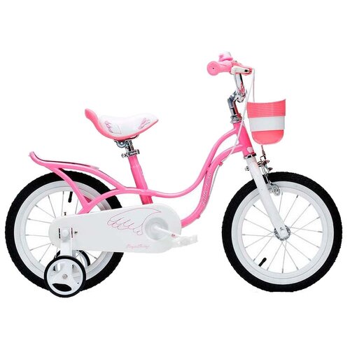 Городской велосипед Royal Baby Little Swan New 16 розовый (требует финальной сборки)