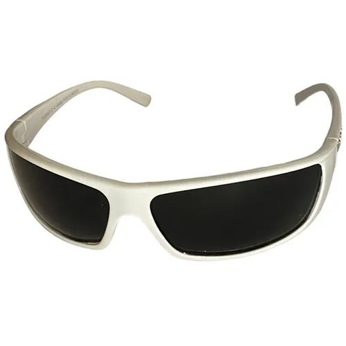 Солнцезащитные очки Polarized, узкие, оправа: пластик, спортивные, поляризационные, с защитой от УФ, белый