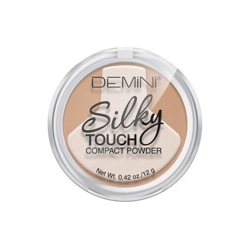 к_demini_пудра комп.Silky Touch 12г_4 т.-беж. 709030004