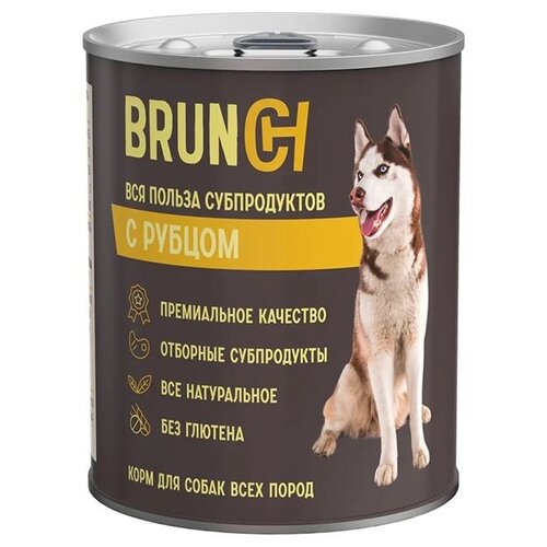 Brunch / Консервы Бранч для собак с Рубцом (цена за упаковку) 340г х 12шт
