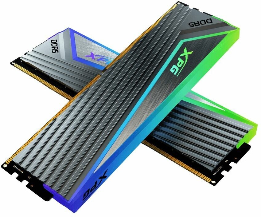 Модуль памяти ADATA 32GB DDR5 6400 DIMM XPG CASTER RGB AX5U6400C3216G-DCCARGY 2*16, CL32-39-39