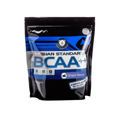 Аминокислотный комплекс RPS Nutrition BCAA++ 8:1:1, виноград, 500 гр. аминокислотный комплекс rps nutrition bcaa 8 1 1 зеленое яблоко 500 гр