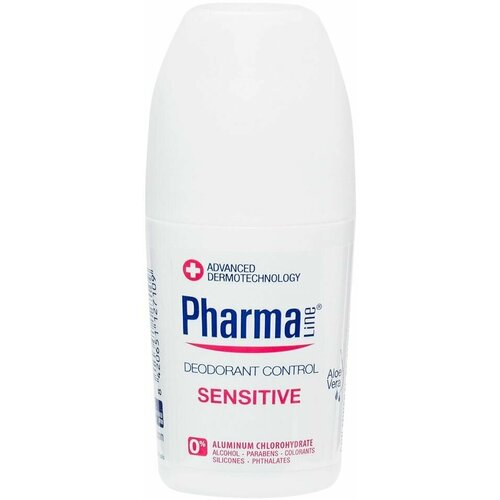 Дезодорант Pharmaline Sensitive для чувствительной кожи 50мл дезодорант pharmaline atopic для сухой и чувствительной кожи 50мл