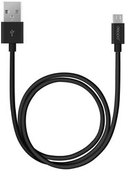 Кабель Deppa USB - microUSB (72205) 2 м, черный