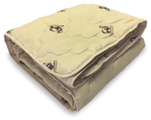 Одеяло OLTEX Miotex Овечья шерсть легкое, 140 х 205 см, набивной рисунок