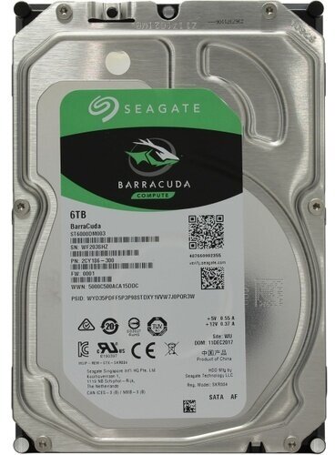 Жесткий диск Seagate Barracuda ST6000DM003