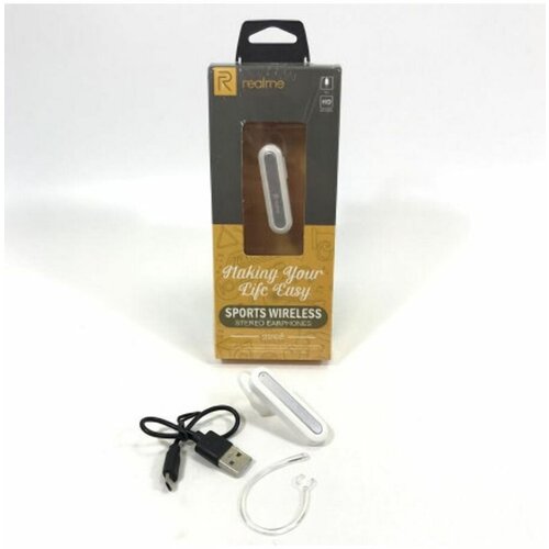 Гарнитура HandsFree Bluetooth REALMI-G2 White 76900₽