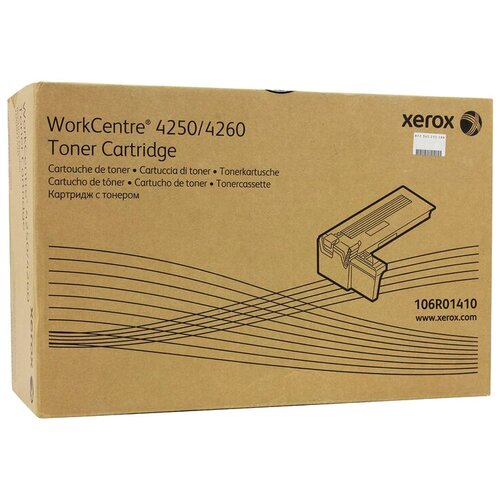 Картридж Xerox 106R01410, 25000 стр, черный картридж 106r01410 для xerox workcentre 4250 workcentre 4260 совместимый черный 25000 стр