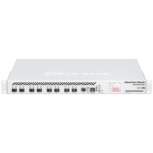 Маршрутизатор MikroTik Cloud Core Router CCR1072-1G-8S+ маршрутизатор mikrotik cloud core router ccr1036 8g 2s eu