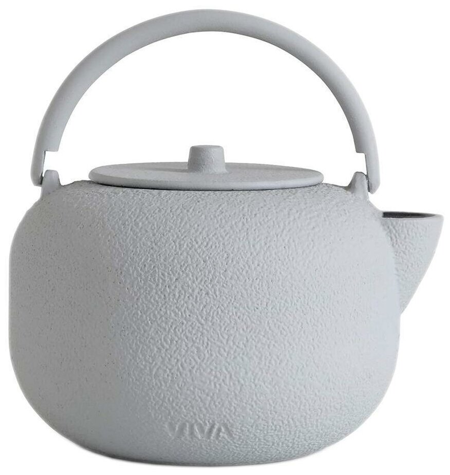 фото Чайник заварочный Saga, объем 0,8 л, цвет серый, чугун, Viva Scandinavia, Дания, V82103