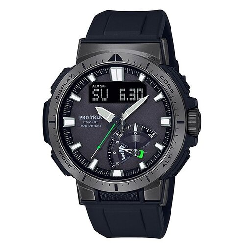 Наручные часы CASIO Pro Trek, черный наручные часы casio pro trek 81408 черный коричневый