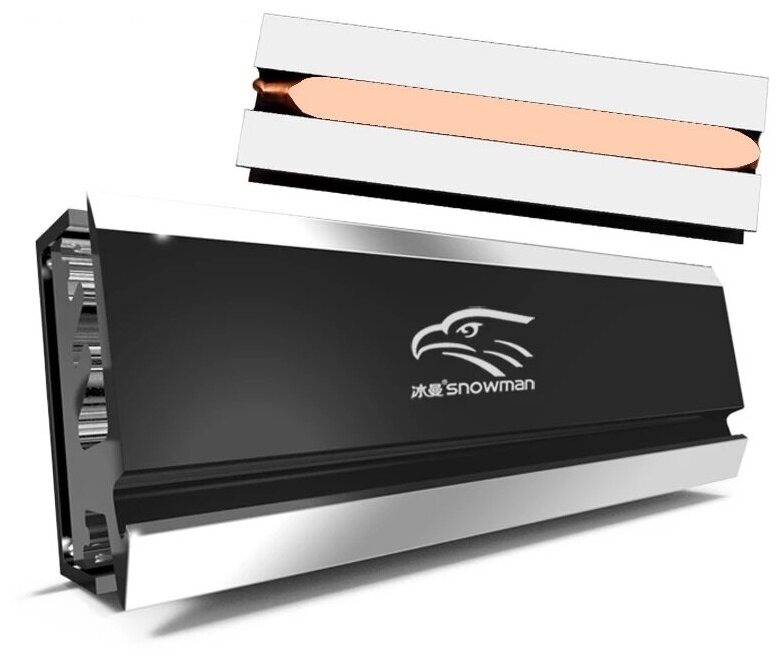 Snowman M2 радиатор для SSD диска NVME NGFF 2280