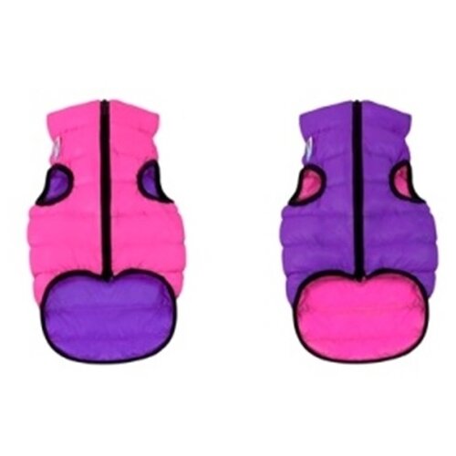 фото Airyvest курточка двухсторонняя эйривест, размер xs 22, розово-фиолетовая. спина: 33-35см, объем груди: 20-22см