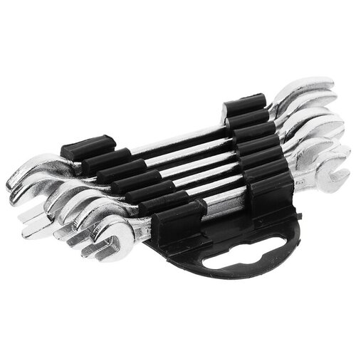 Набор ключей рожковых оцинк в пластик подвесе FALCO 6 пр 6х7 8х10 9х11 10х12 12х13 13х14мм 577₽