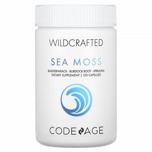 Codeage, Wildcrafted Sea Moss, 120 Capsules