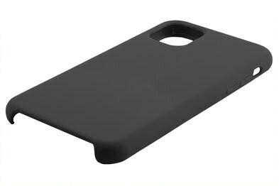 Накладка на iPhone 11 Pro (5.8"), with 3 sides/Силиконовый чехол/Бампер на Айфон 11 Про (5.8")/Защита от царапин для Apple/с микрофиброй, черный