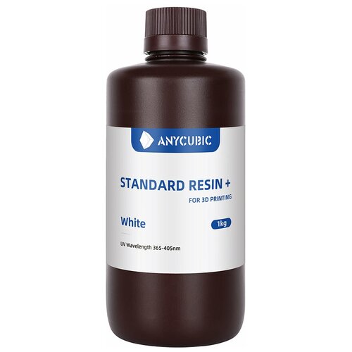 Anycubic Standart Resin + (White 1kg) wavelenght 365-405nm. New 2023