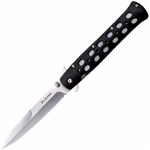 Нож складной Cold Steel Ti-Lite 4 Zy-Ex Handle черный складной нож kudu cold steel сталь 5cr15mov рукоять zy ex™