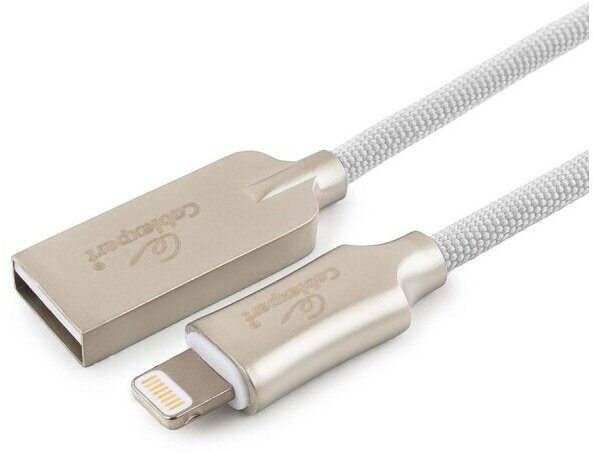 Кабель Cablexpert USB 2,0-Lightning MFI, М/М, 1 м, белый (CC-P-APUSB02W-1M)