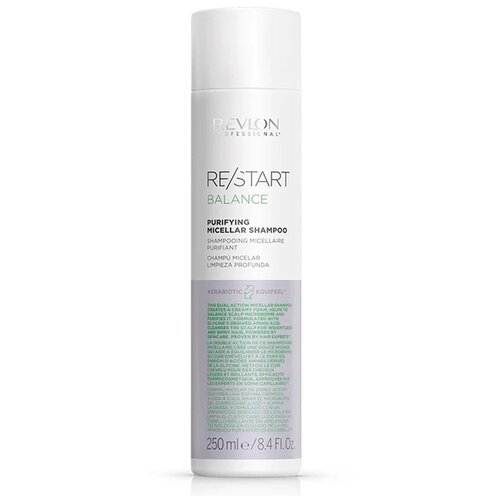 Шампунь мицеллярный для жирной кожи головы, Revlon ReStart Balance Purifying Micellar Shampoo 250мл