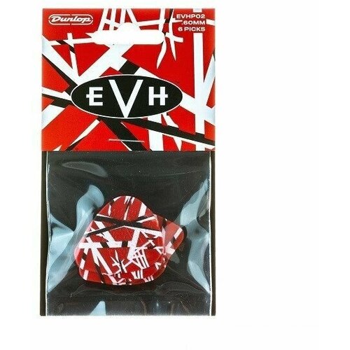 Dunlop DUNLOP EVHP02 Eddie Van Halen Frankenstein (Red) Набор медиаторов