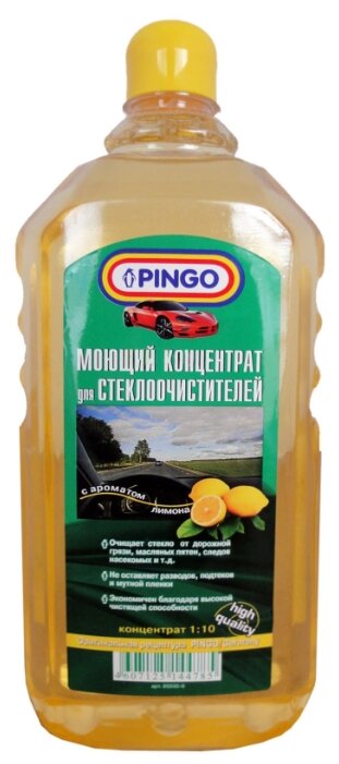 Жидкость для стеклоомывателя PINGO 85030-0, 1 л