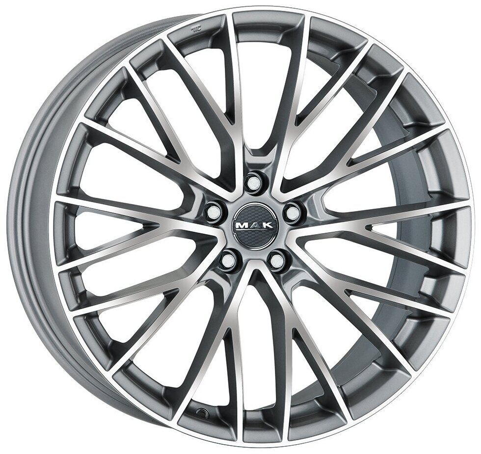  MAK Speciale 8,5x19 5x120 D72.6 ET30  Graphite Mirror Face