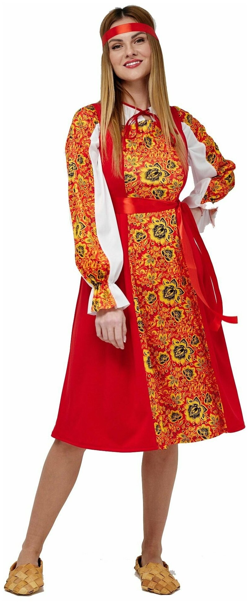 Русский народный костюм женский Хохлома взрослый