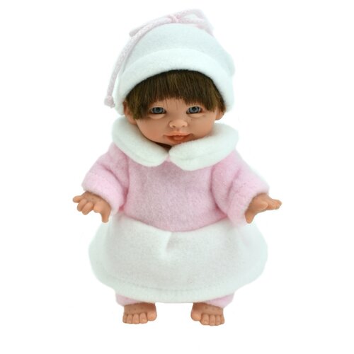 фото Кукла джестито "инфант", 18 см, в светло-розовом свитере, смеется lamagik