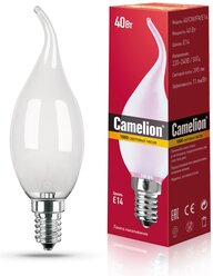 Лампа накаливания Camelion E14 7W 83K Свеча на ветру