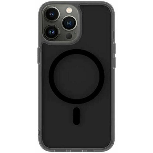 Чехол WiWU Magnetic Crystal Case MCC-101 для iPhone 13 Pro Max 6.7 inch Transparent Black чехол накладка rokform crystal case для iphone 13 со встроенным неодимовым магнитом материал поликарбонат цвет прозрачный