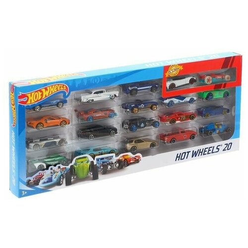 Набор Hot Wheels из 20 машинок машины hot wheels набор из 20 машинок