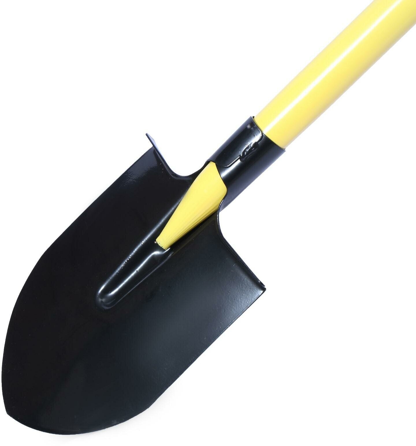 Лопата штыковая, острая, L = 116 см, металлический черенок, с ручкой - фотография № 4