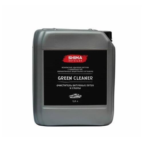 SHIMA DETAILER GREEN CLEANER Очиститель битумных пятен и смолы 5л