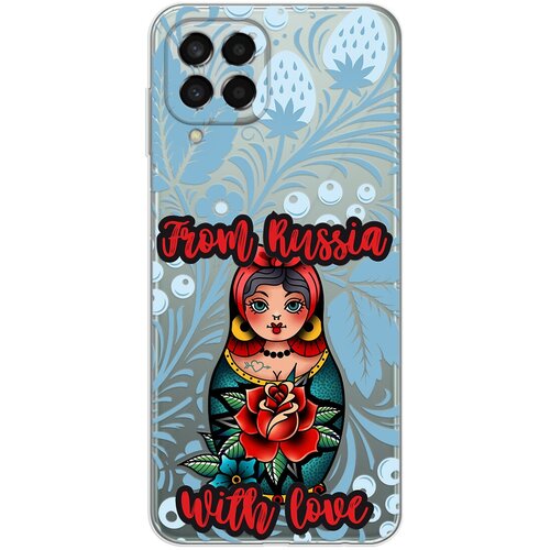 Силиконовый чехол Mcover для Samsung M33 с рисунком Matreshka from Russia силиконовый чехол mcover для samsung galaxy s20 с рисунком matreshka from russia