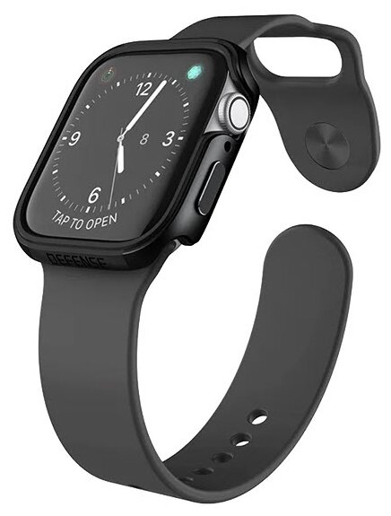 Чехол X-Doria Defense Edge для Apple Watch 40 мм Чёрный