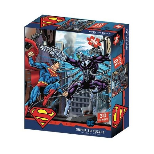 super 3d puzzle супермен против электро 3D-пазл Prime 3D Супермен против Электро (32522), 500 дет., 33.3 см, мультиколор