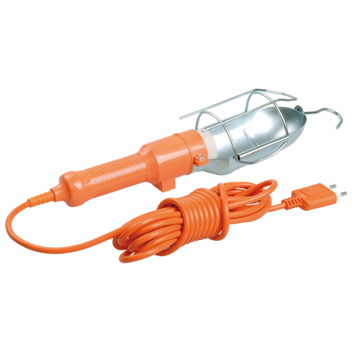 Переносной светильник IEK УП-1Р, 60 Вт, шнур 15 м оранжевый