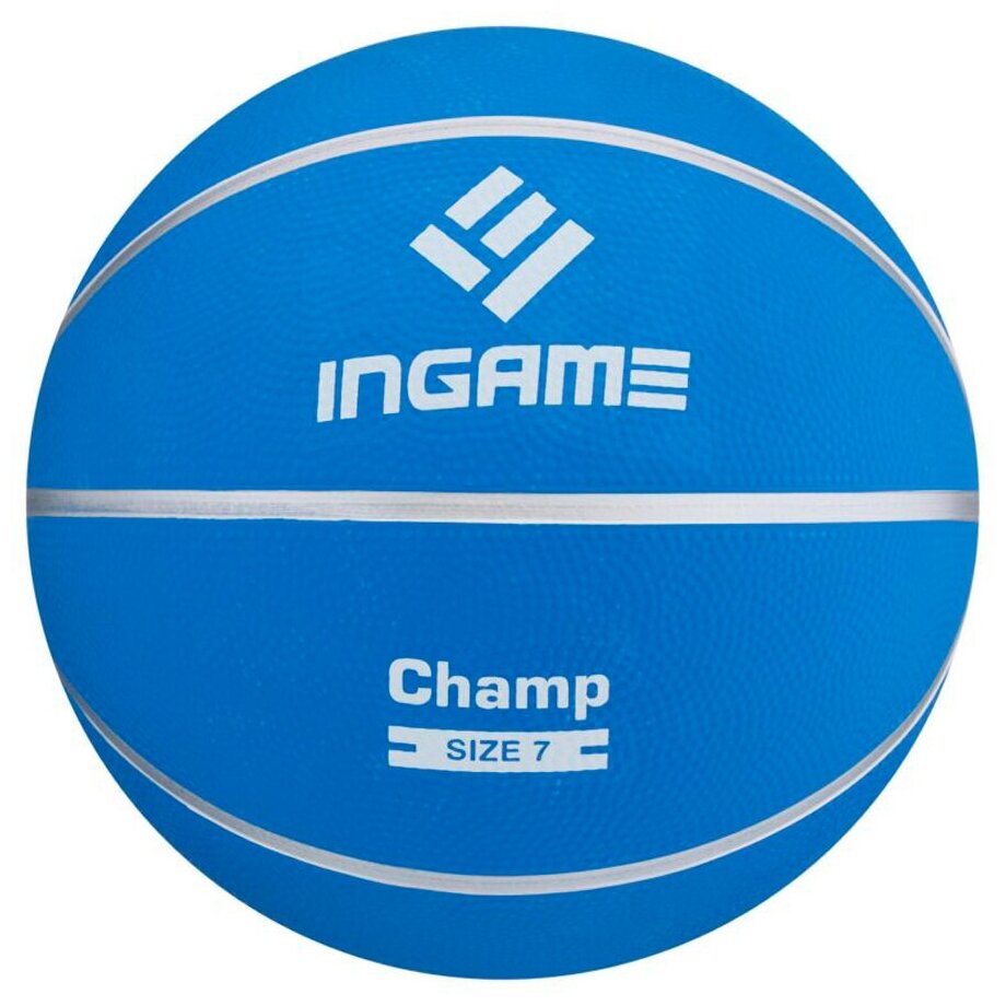 Мяч баскетбольный INGAME CHAMP №7 синий